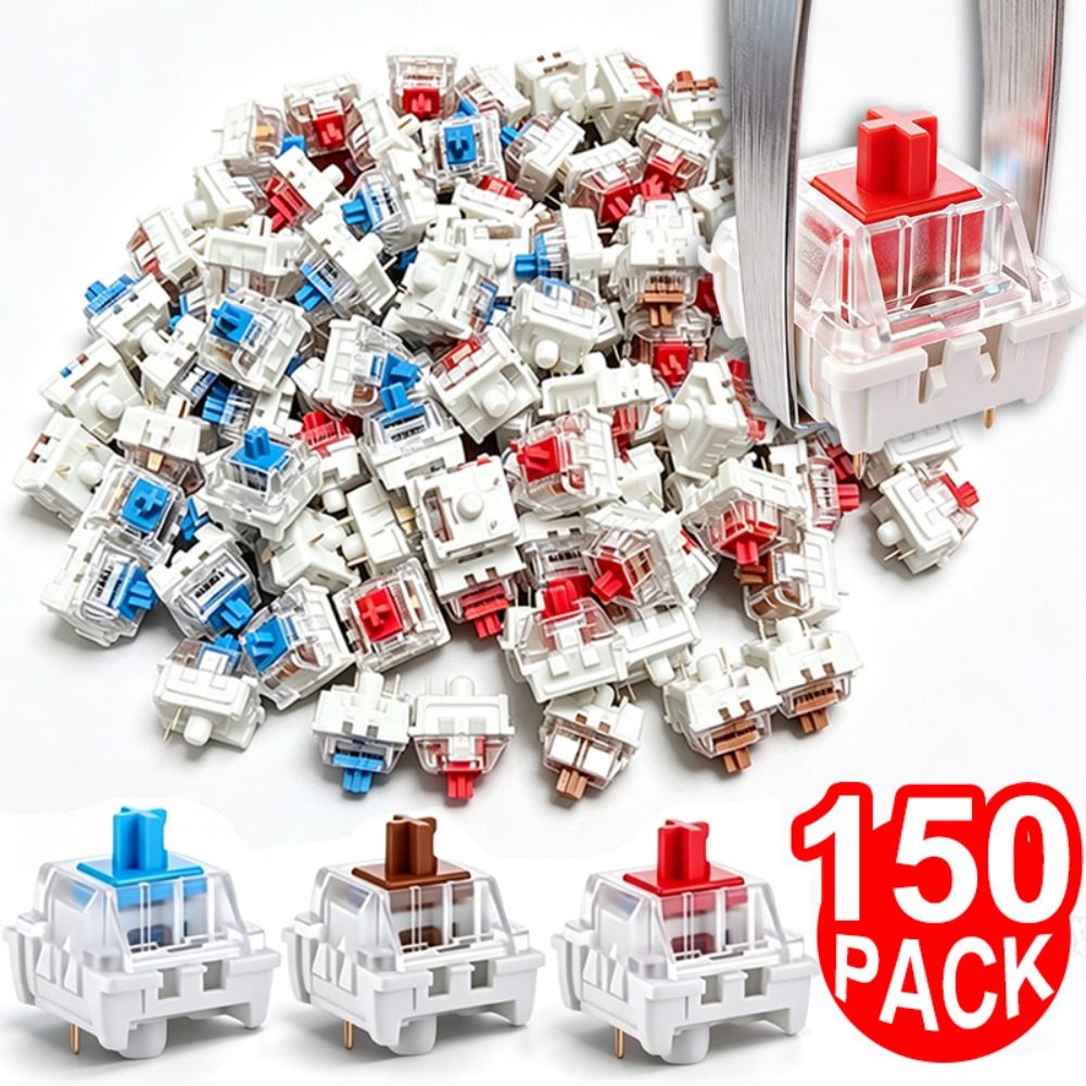 Gaming Keyboard Blue Switches - 1-150Pcs 3 핀 DIY 기계식 키보드