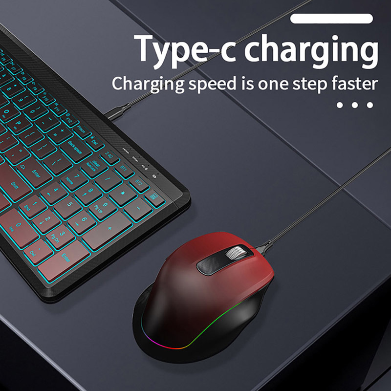 RGB 백라이트 무소음 무선 키보드 및 마우스 콤보 2 - Gaming Keyboard Bundle 리뷰 및 가격