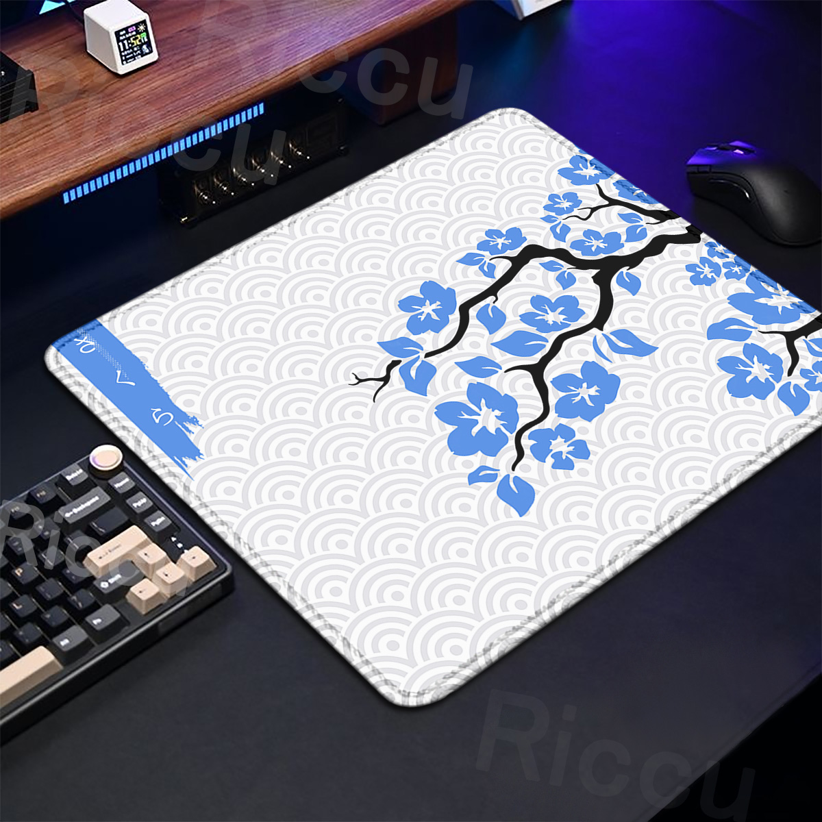 보라색 사쿠라 테이블 패드 게임용 마우스 작은 카펫 X - Gaming Keyboard Brand 리뷰 및 가격