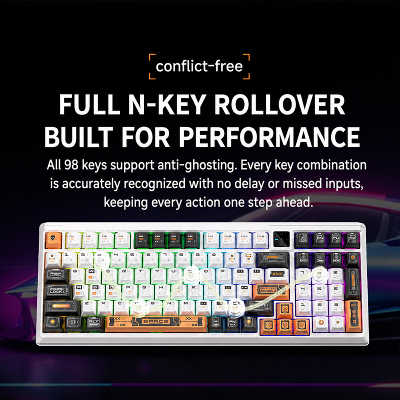 Langtu T98 3모드 무선 기계식 키보드, 98키 - Gaming Keyboard No Noise 리뷰 및 가격
