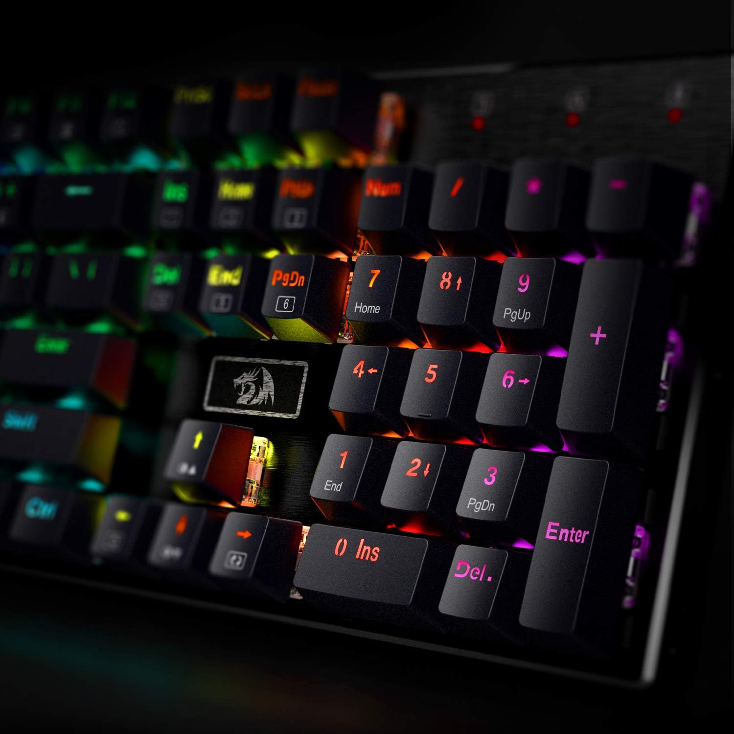 Redragon RGB LED 백라이트 유선 104 키 - Gaming Keyboard No Noise 리뷰 및 가격