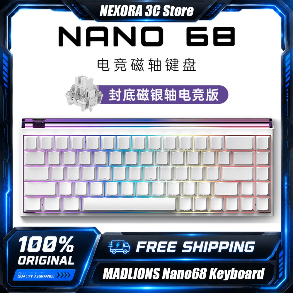 MADLIONS Nano68 마그네틱 스위치 키보드 홀 - Gaming Keyboard Hall Effect Switches 리뷰 및 가격