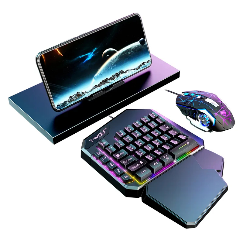 5 in 1 세트 35키 한손 미니 게이밍 키보드 US - Gaming Keyboard Half 리뷰 및 가격
