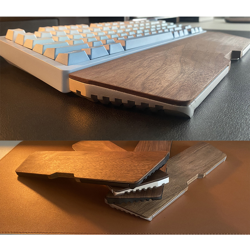 Kashcy 솔리드 월넛 우드 & 알루미늄 합금 손목  - Wrist Rest Wood 리뷰 및 가격