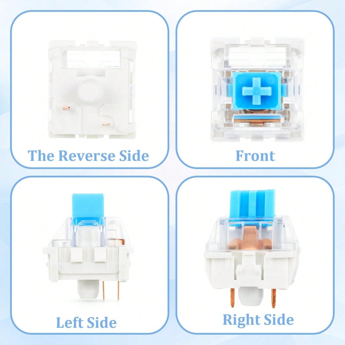 100개의 실용적인 블루 스위치, 핫스왑 가능한 MX  - Gaming Keyboard Blue Switches 리뷰 및 가격