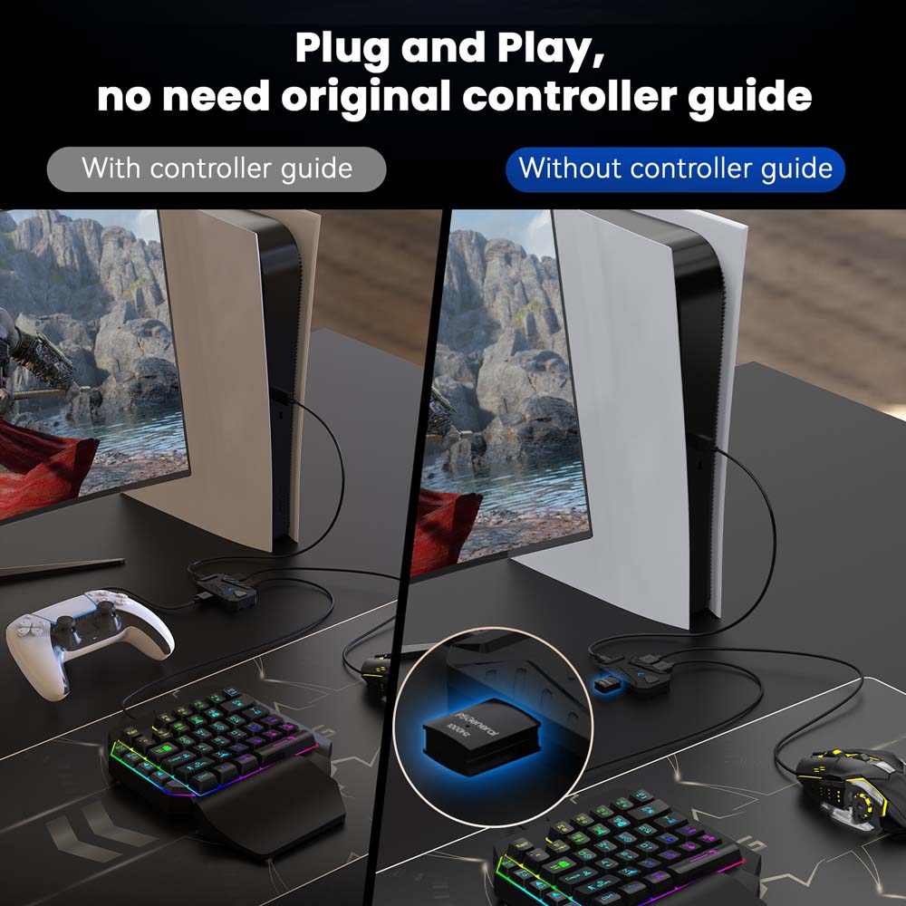 PS5 게임용 키보드 마우스 콤보 USB 타입 C 컨버 - Gaming Keyboard Bundle 리뷰 및 가격