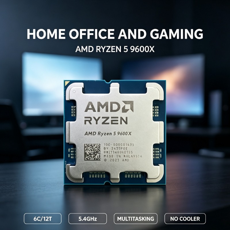 AMD 라이젠 5 9600X 비디오 편집용 데스크탑 C - Amd Cpu Ryzen 5 리뷰 및 가격