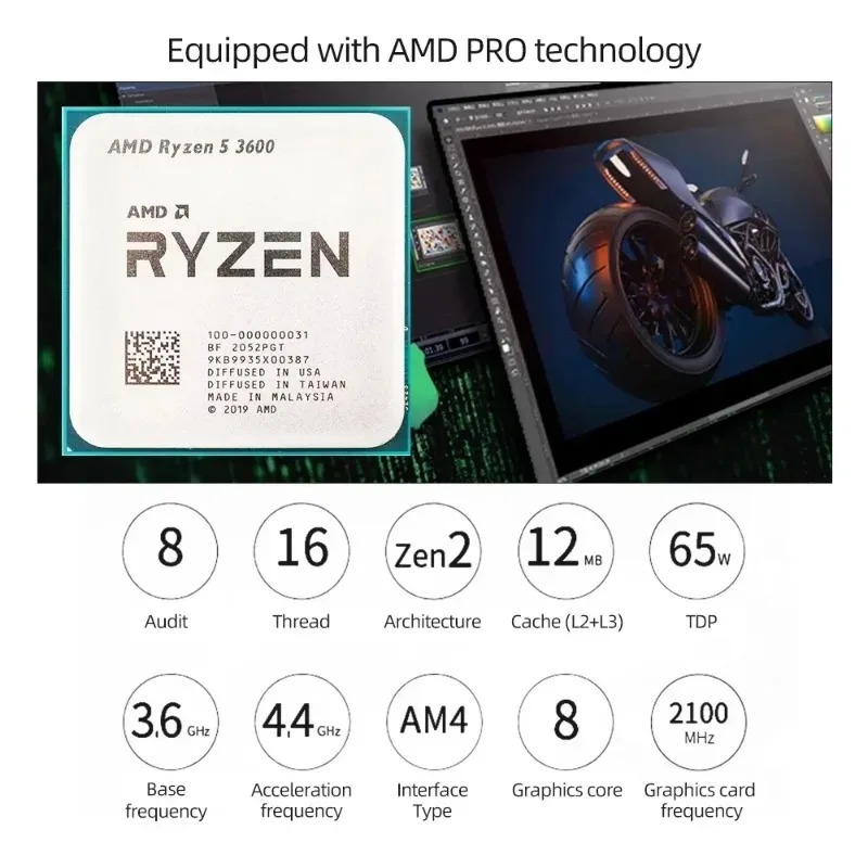 AM4 트레이 100% 새 제품 정품 AMD Ryzen - Amd Cpu Ryzen 5 리뷰 및 가격