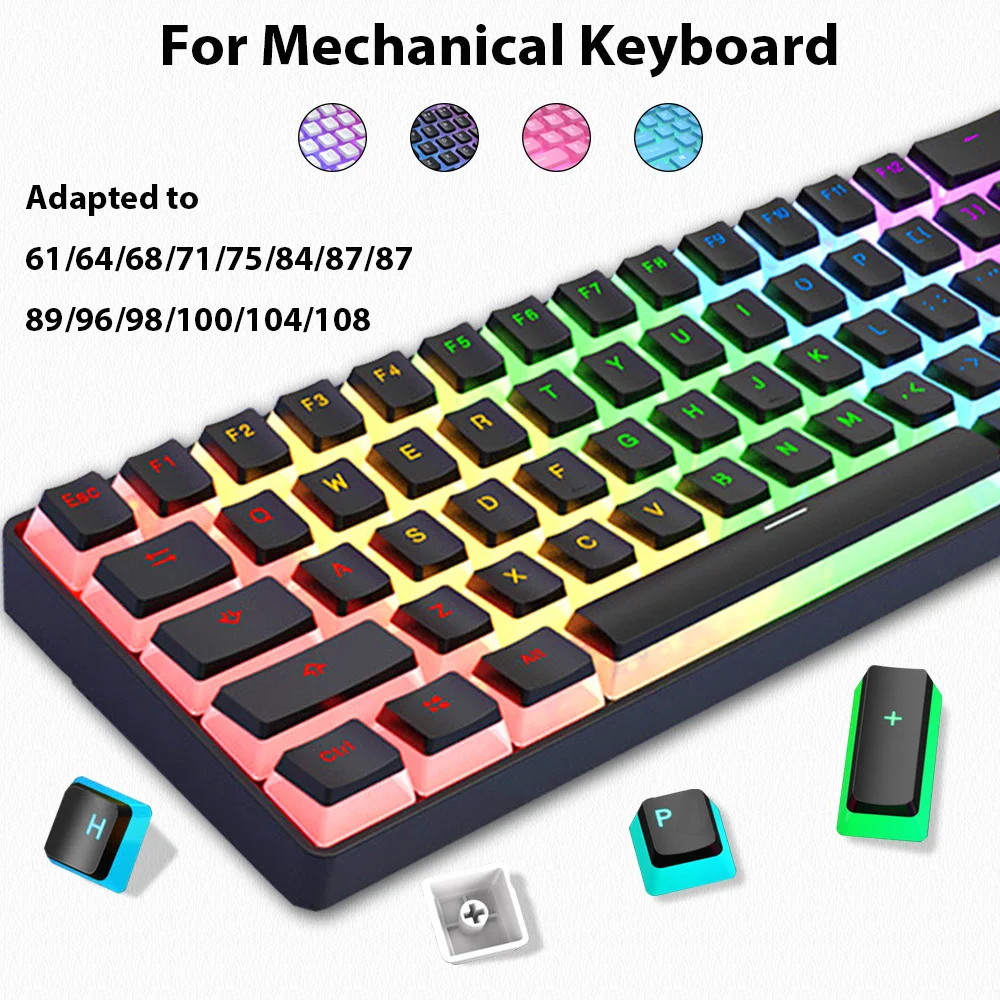 129키 푸딩 키캡 PBT 이중사출 RGB 게이밍 키보 - Gaming Keyboard No Rgb 리뷰 및 가격