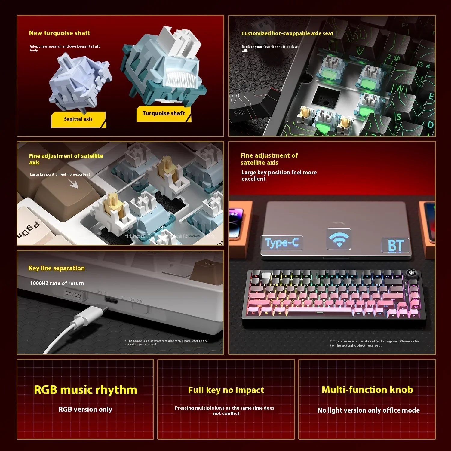 Leobog Hi75C Hi75 Hi75C Pro 알루 - Gaming Keyboard Bundle 리뷰 및 가격