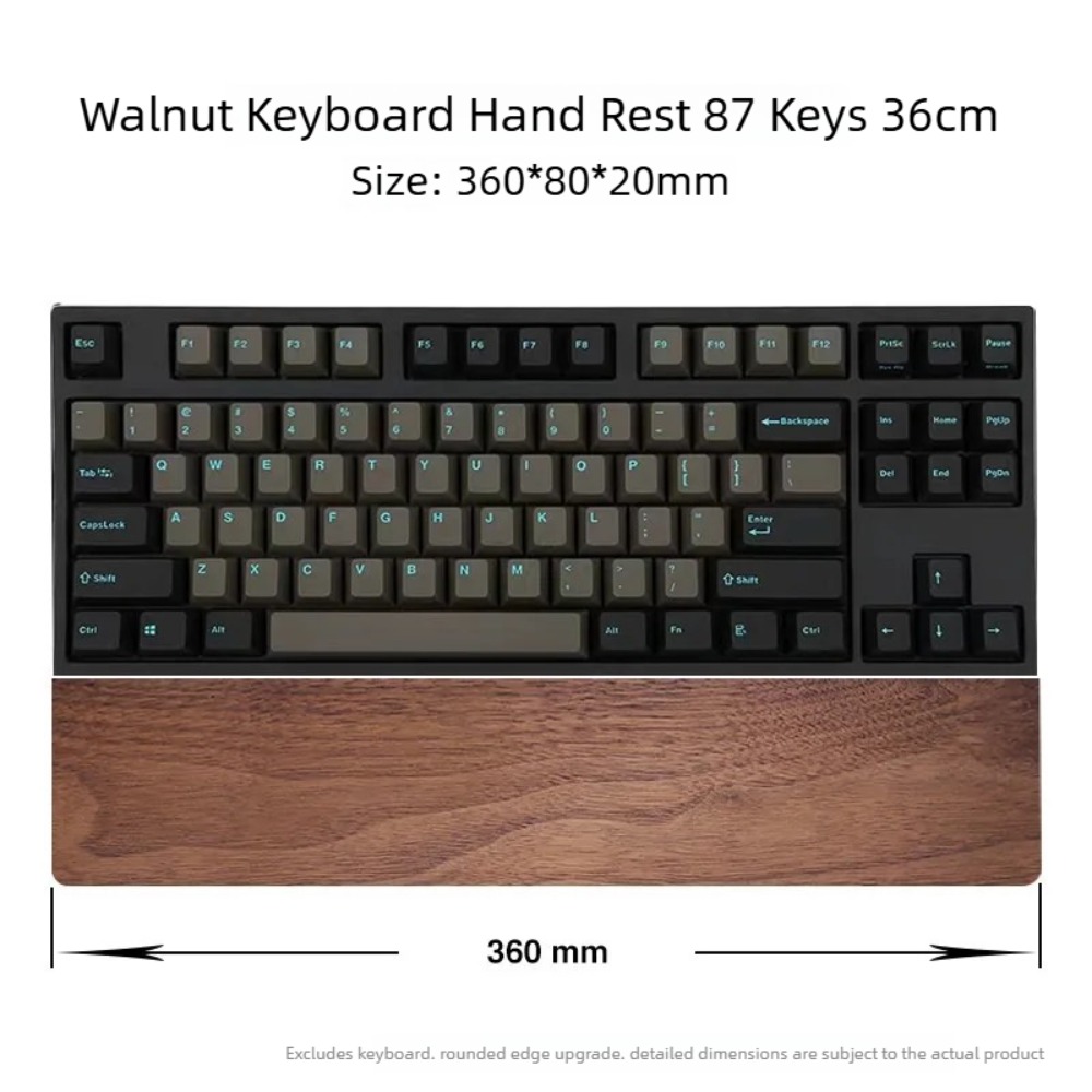 인체공학적 디자인의 원목 키보드 홀더, 마우스 패드,  - Wrist Rest Wood 리뷰 및 가격