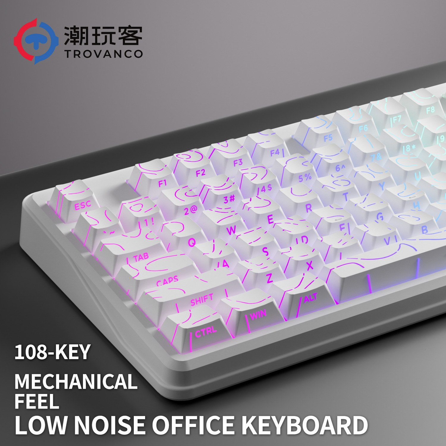 V108 Pro 유선 및 무선 키보드 블루투스 2.4G - Gaming Keyboard No Noise 리뷰 및 가격